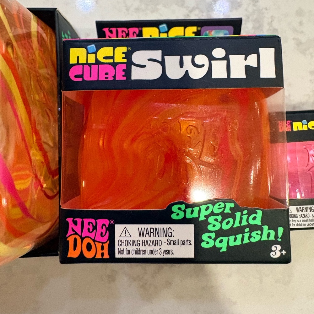 NeeDoh Nice Berg Swirl Squish Toy trio! - Picture 4 of 4